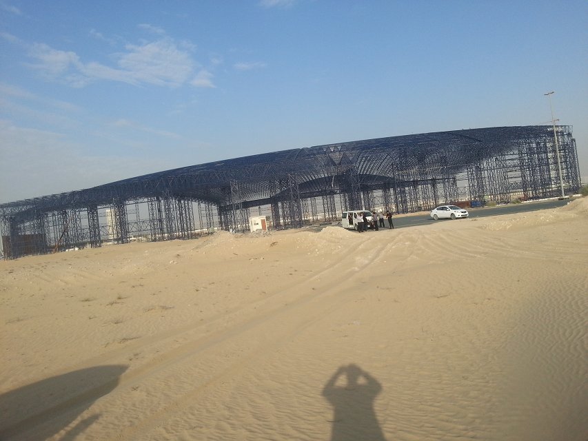 冷水江大型场馆网架工程